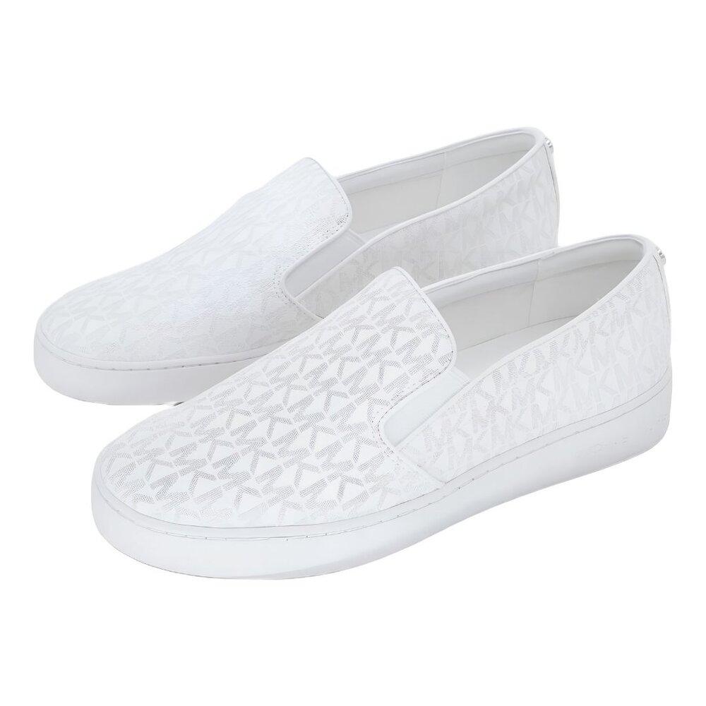 Michael Kors Keaton Slip-On Sneaker Bright White Size 9.5M - Picture 2 of 6